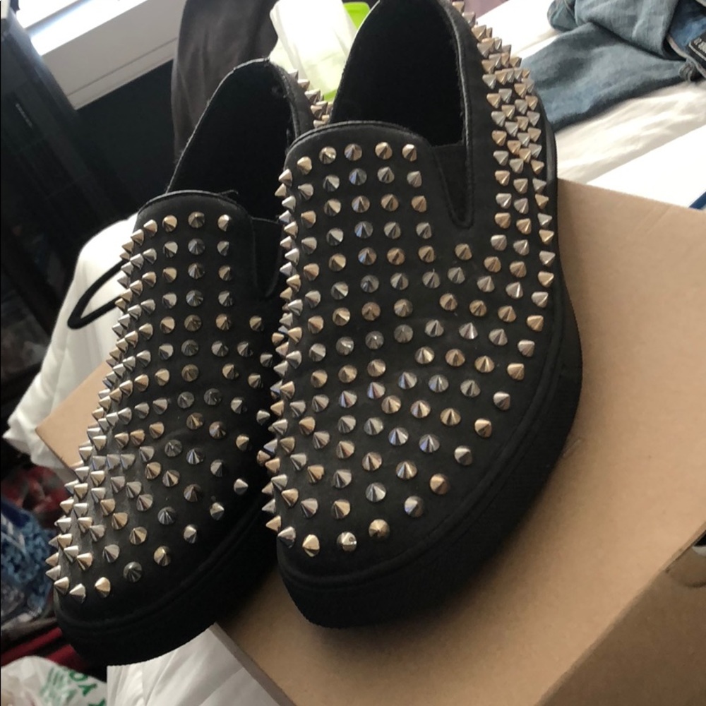 Aldo spike slip on shoes